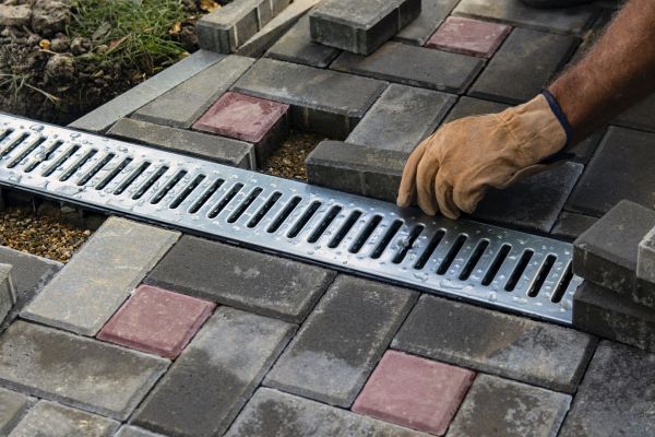 Patio Drain Installation in Sterling