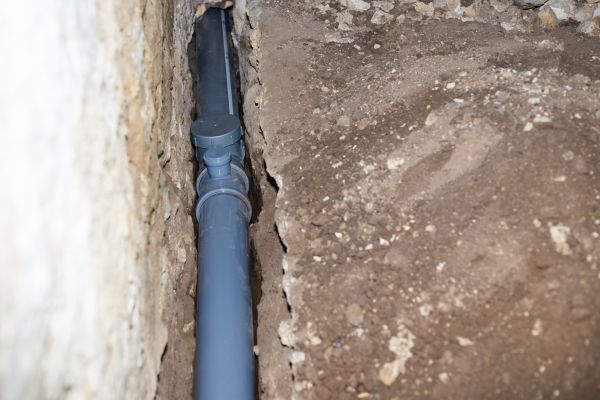 Drain Line Installation in Sterling