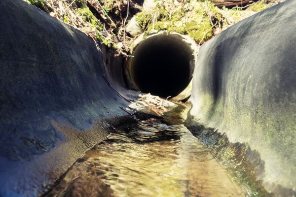 Drainage Swale Installation in Sterling